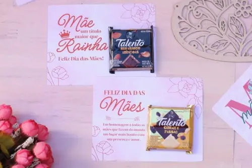 Card com Mini Talento- Dia das Mães
