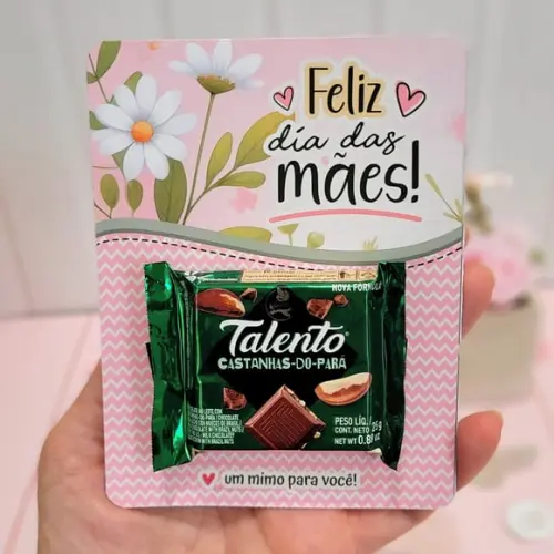 Card com Mini Talento- Dia das Mães