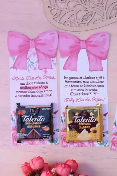 Card com Mini Talento- Dia das Mães