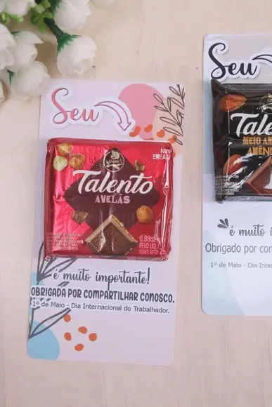 Card com Mini Talento- Dia do Trabalho