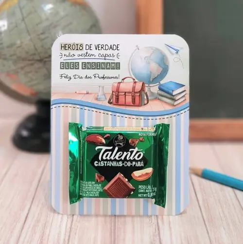 Card com Mini Talento- Dia dos Professores