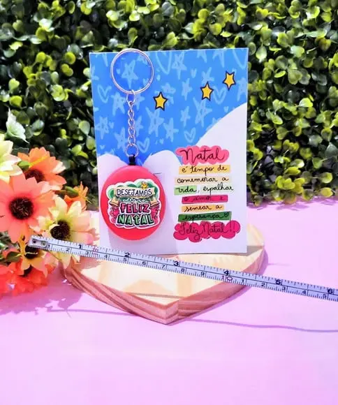 Card com Mini Trena 1m- Natal