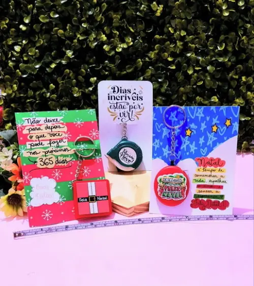 Card com Mini Trena 1m- Natal