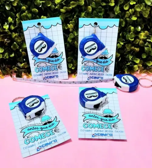 Card com Mini Trena 1m- Novembro Azul