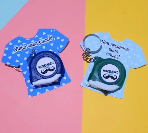 Card com Mini Trena 1m- Novembro Azul