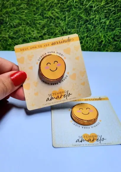 Card com Moedinha de Chocolate ao Leite- -leia a Descrição!