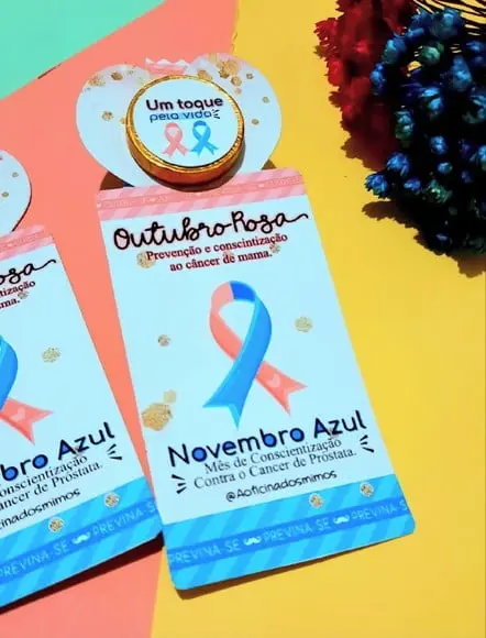 Card com Moedinha de Chocolate ao Leite