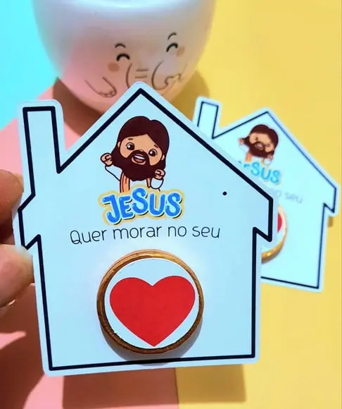 Card com Moedinha de Chocolate ao Leite- Mimo