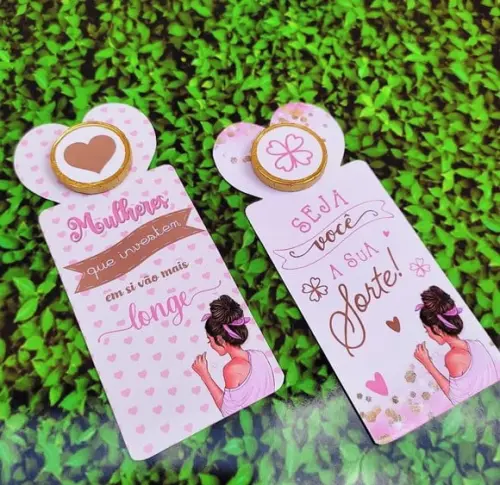 Card com Moedinha de Chocolate- Mimo