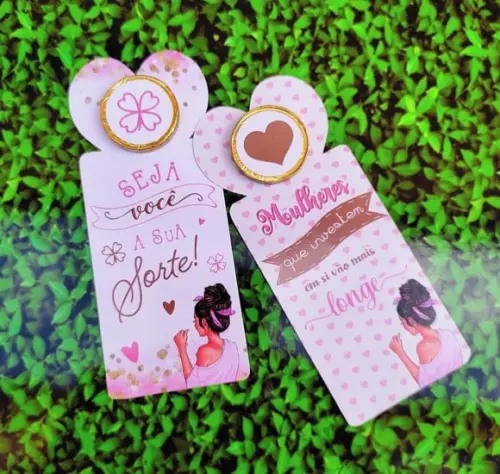 Card com Moedinha de Chocolate- Mimo