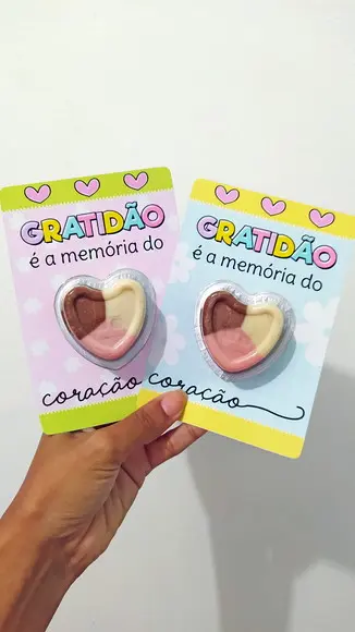 Card com Nucita (docinho)- Gratidão
