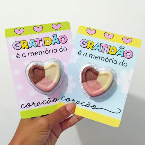Card com Nucita (docinho)- Gratidão