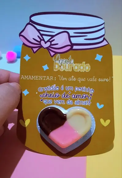 Card com Nucita- Agosto Dourado