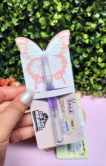 Card com Óleo Hidratante para Cutícula- Dia da Mulher