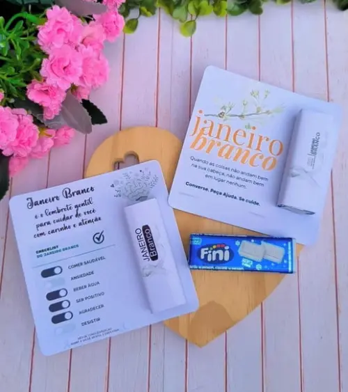 Card com Pastilha - Janeiro Branco