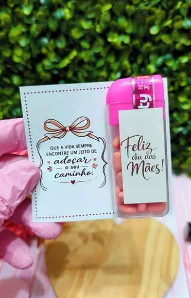 Card com Pastilha Mini Minty- Dia das Mães