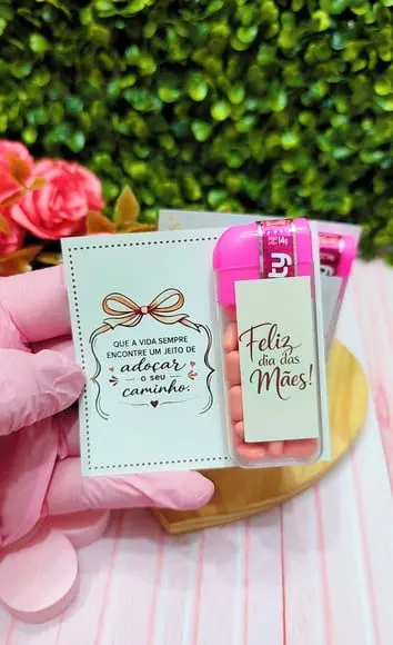 Card com Pastilha Mini Minty- Dia das Mães