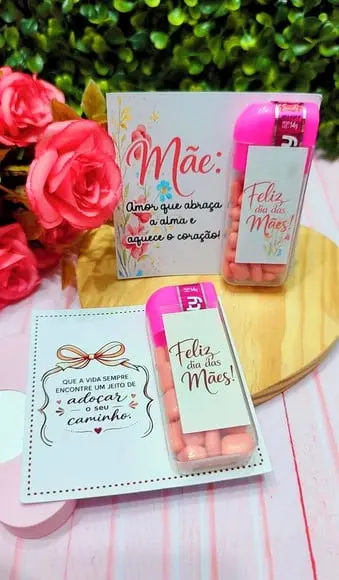 Card com Pastilha Mini Minty- Dia das Mães