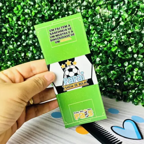 Card com Pente de Bolso- Dia dos Pais