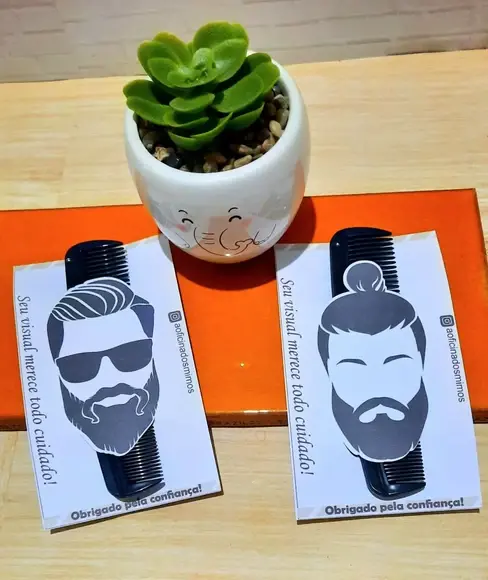 Card com Pente de Bolso- Mimo