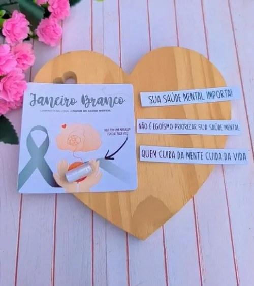 Card com Pílula Mensagem- Janeiro Branco