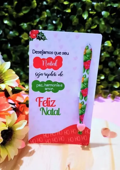 Card com Pinça- Natal