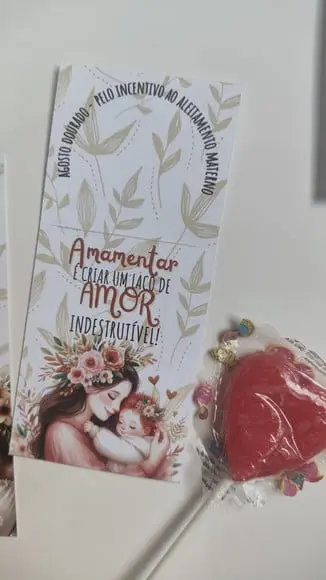 Card com Pirultio- Agosto Dourado