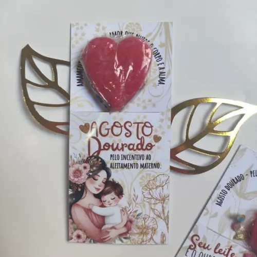 Card com Pirultio- Agosto Dourado