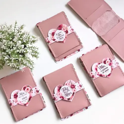 Card com Porta Cartão- Dia das Mães