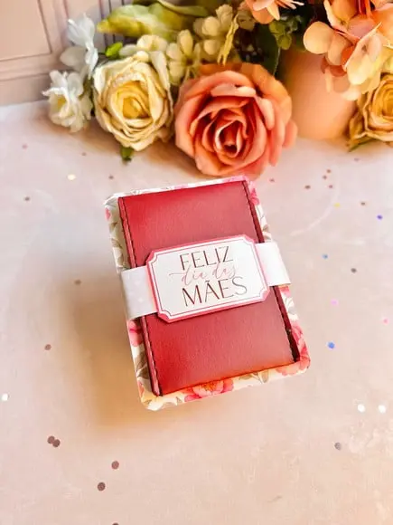 Card com Porta Cartão- Dia das Mães
