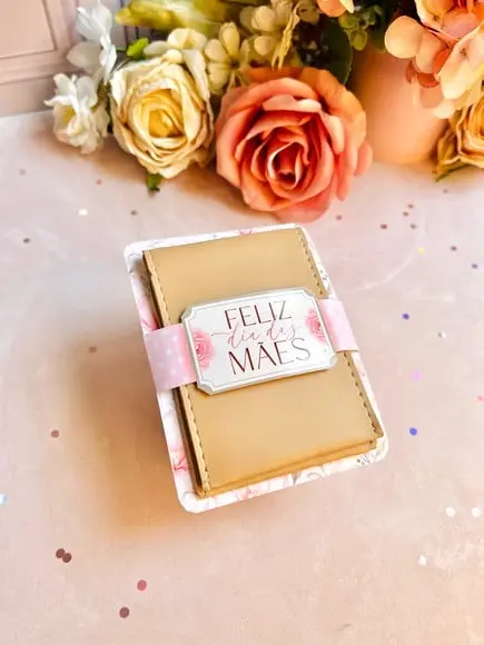 Card com Porta Cartão- Dia das Mães