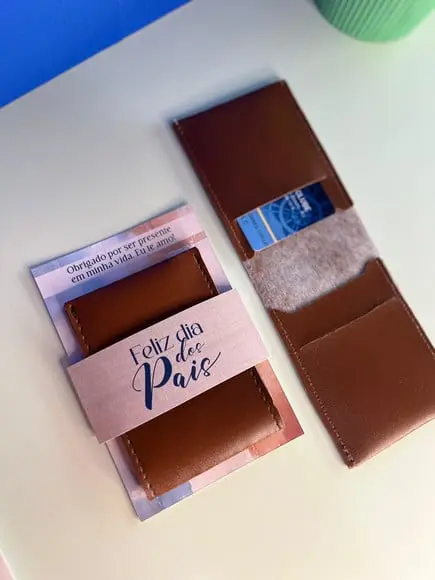 Card com Porta Cartão- Dia dos Pais