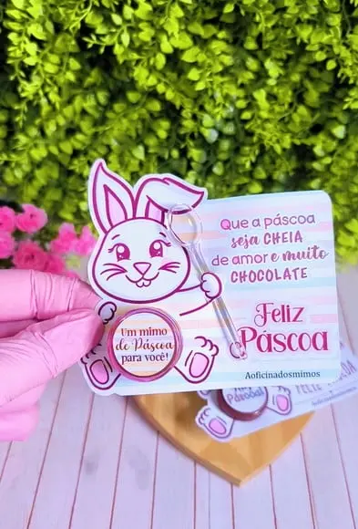 Card com Potinho com Nutela (3ml)- Páscoa