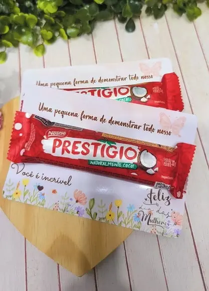 Card com Prestígio 33g- Dia da Mulher