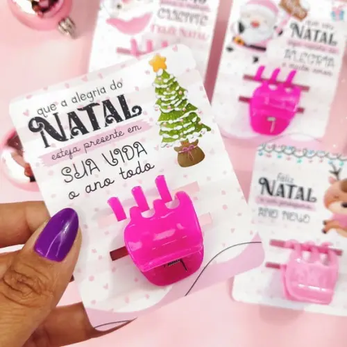 Card com Presilha- Natal