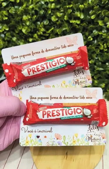 Card com Prestígio 33g- Dia da Mulher