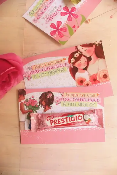 Card com Prestígio 33g- Dia das Mães