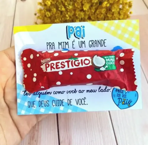 Card com Prestígio 33g- Dia dos Pais