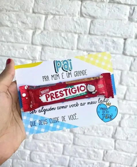 Card com Prestígio 33g- Dia dos Pais