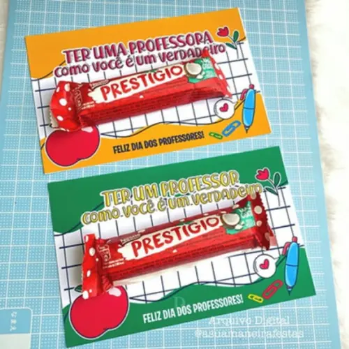 Card com Prestígio 33g- Dia dos Professores