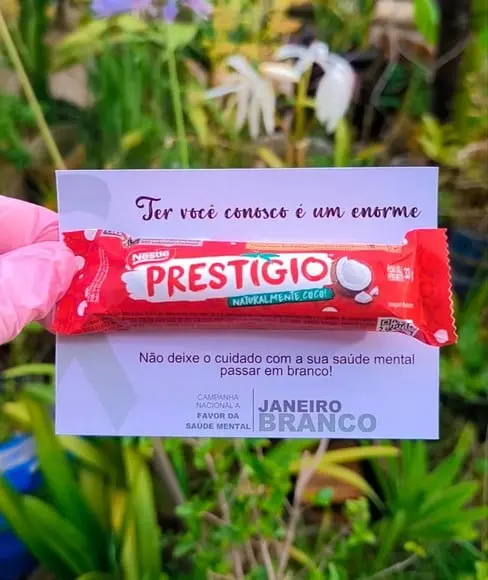 Card com Prestígio 33g- Janeiro Branco