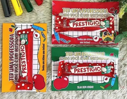 Card com Prestígio 33g- Volta as Aulas