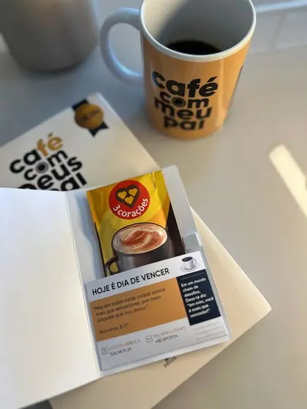 Card com Sachê de Café- Dia dos Pais