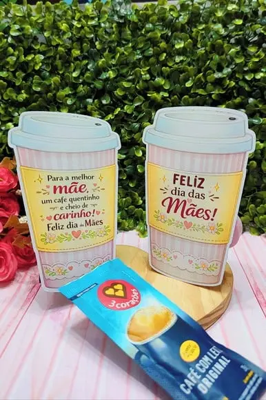 Card com Sachê de Café- Dia das Mães