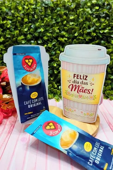 Card com Sachê de Café- Dia das Mães