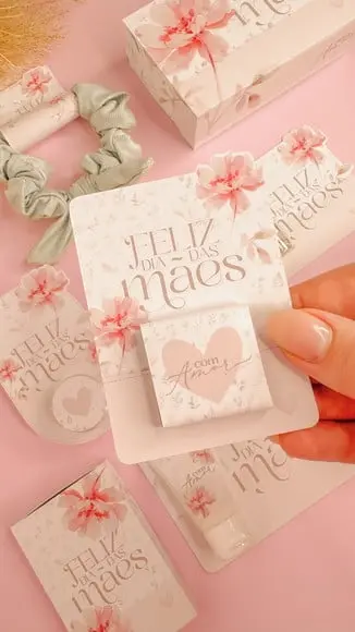Card com Tablete Cacau Show 5g- Dia das Mães