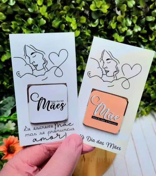 Card com Tablete Cacau Show 5g- Dia das Mães
