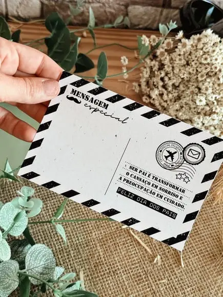 Card com Tablete Cacau Show 5g- Dia dos Pais