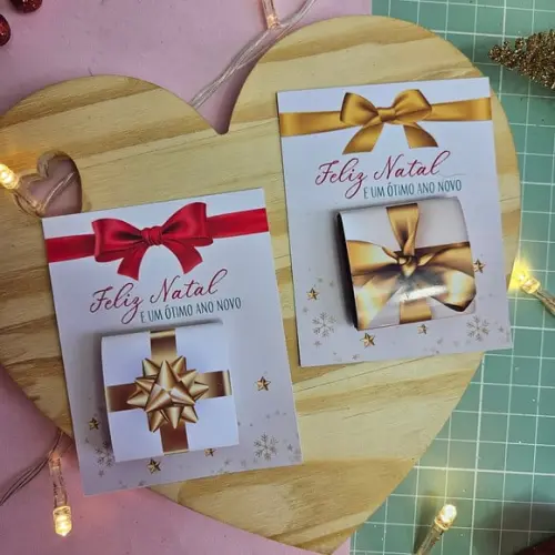 Card com Tablete Cacau Show 5g- Natal