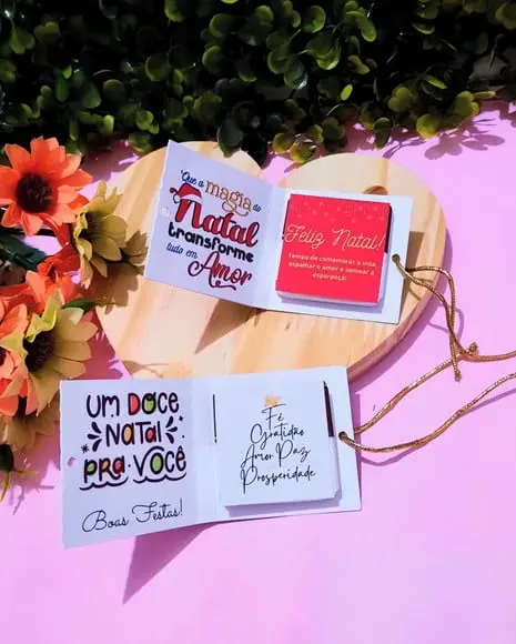 Card com Tablete Cacau Show 5g- Natal
